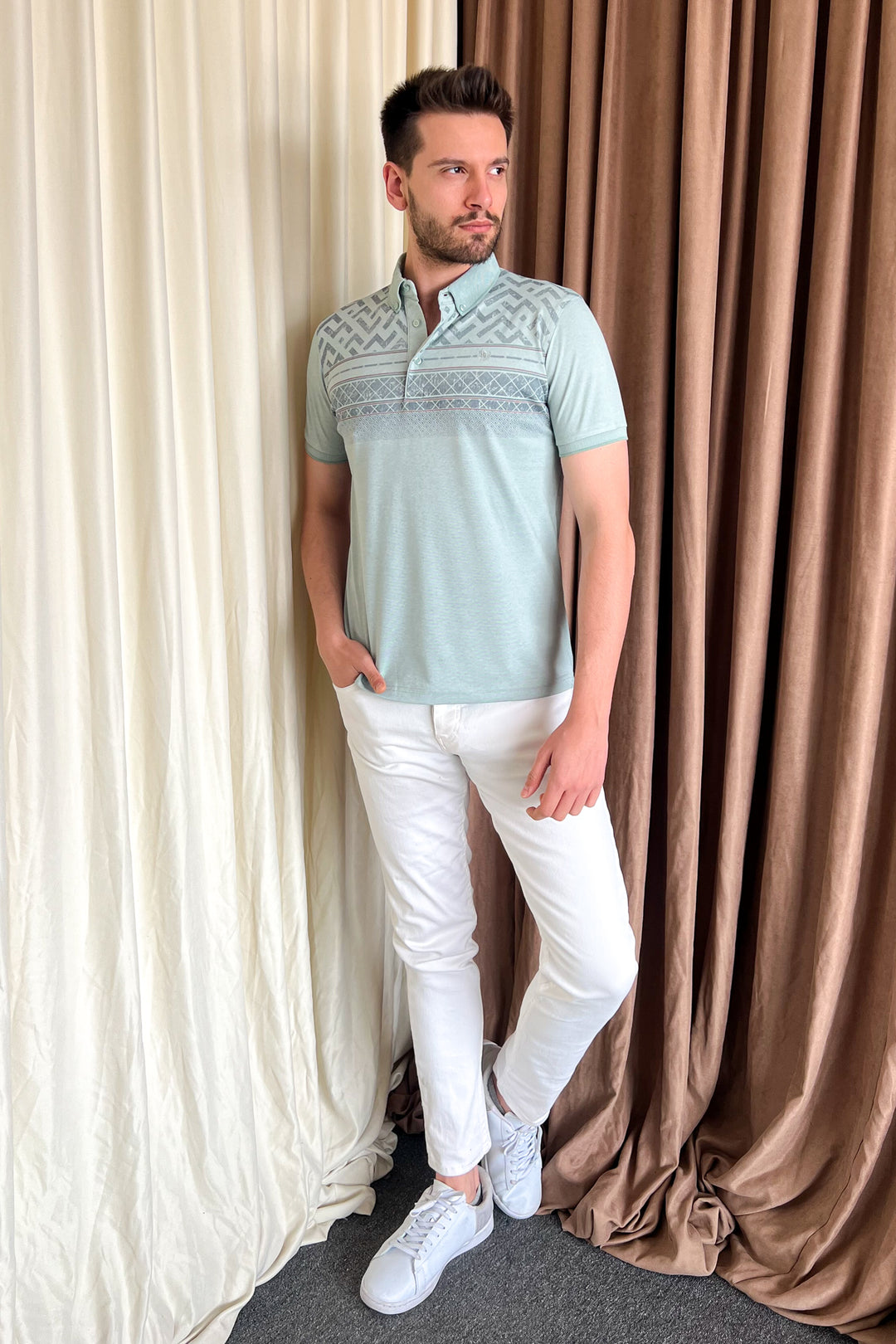 MPL Men's Polo Neck T-shirt 1201 - Izmail