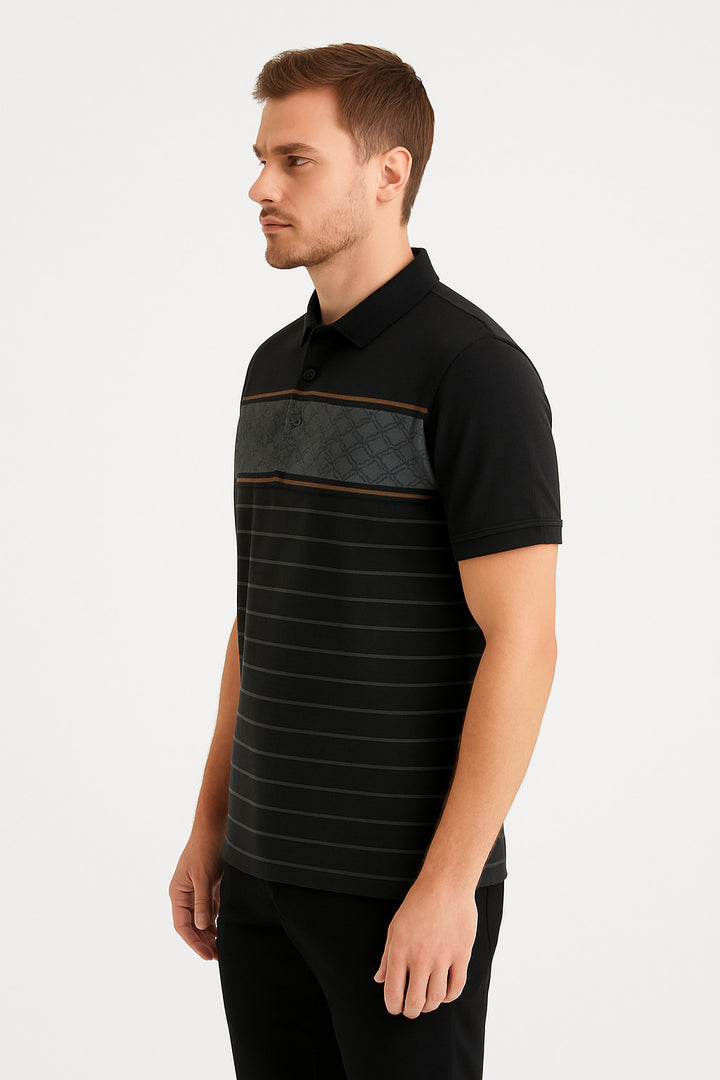 MPL Men's Polo Neck T-shirt 1202 - Leer