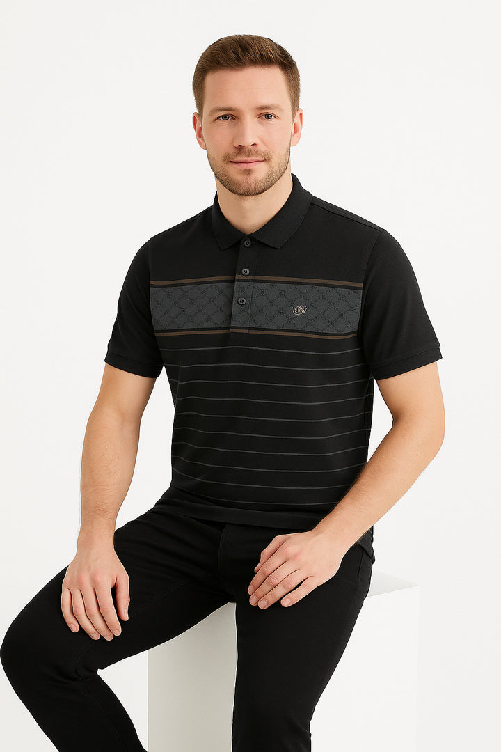 MPL Men's Polo Neck T-shirt 1202 - Mönchengladbach