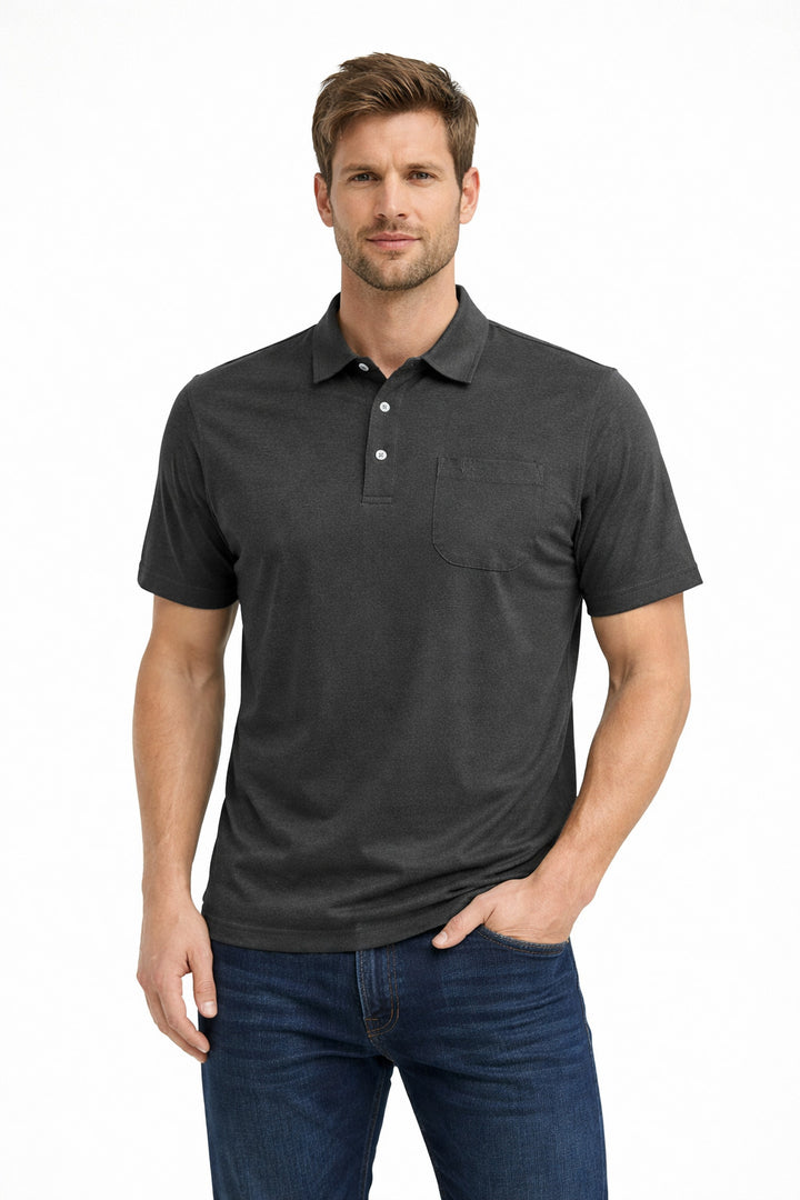 MPL Erkek Polo Yaka Cepli Kısa Kol Tshirt 5001 - Germantown