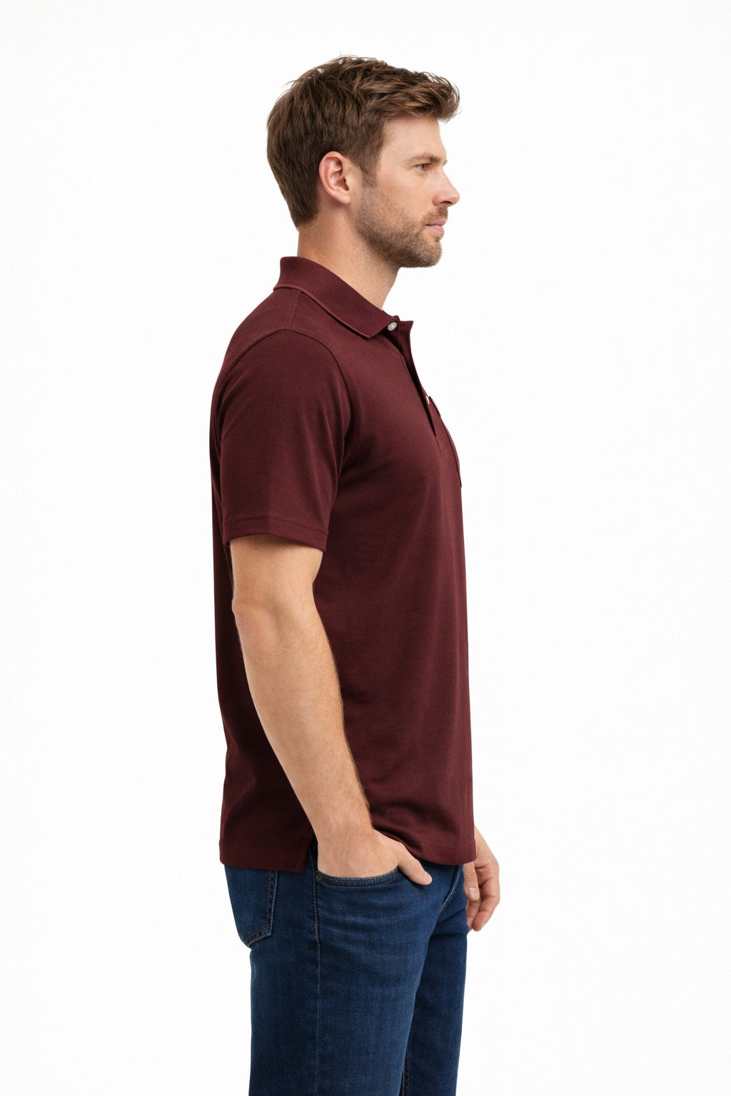 MPL Erkek Polo Yaka Cepli Kısa Kol Tshirt 5001 - Carson