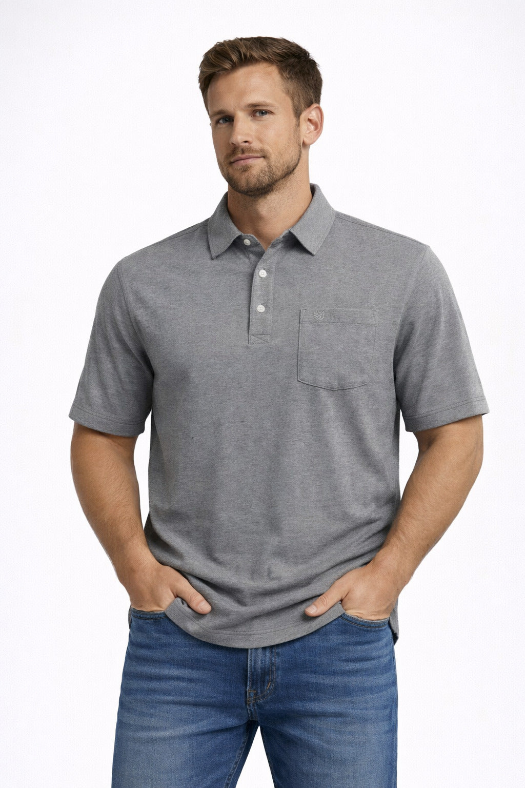 MPL Erkek Polo Yaka Cepli Kısa Kol Tshirt 5001 - Pearland