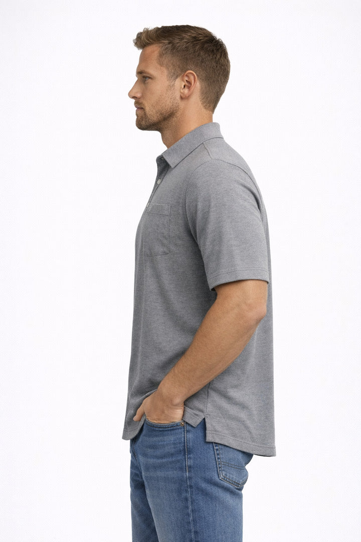 MPL Erkek Polo Yaka Cepli Kısa Kol Tshirt 5001 - Pearland
