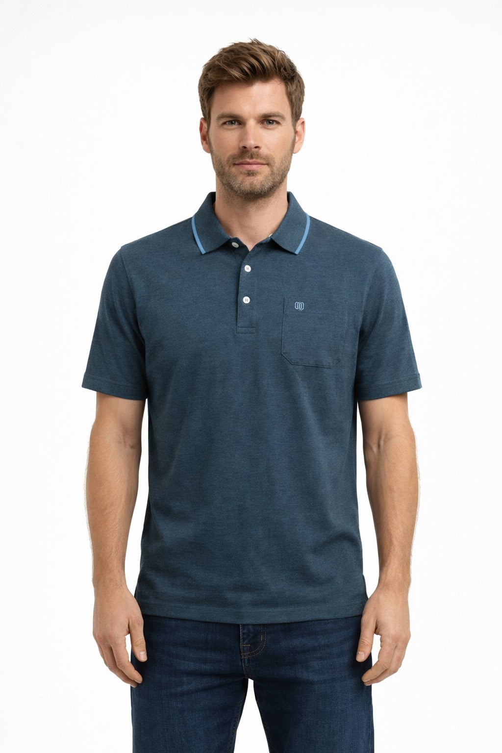 MPL Erkek Polo Yaka Cepli Kısa Kol Tshirt 5001 - Aves