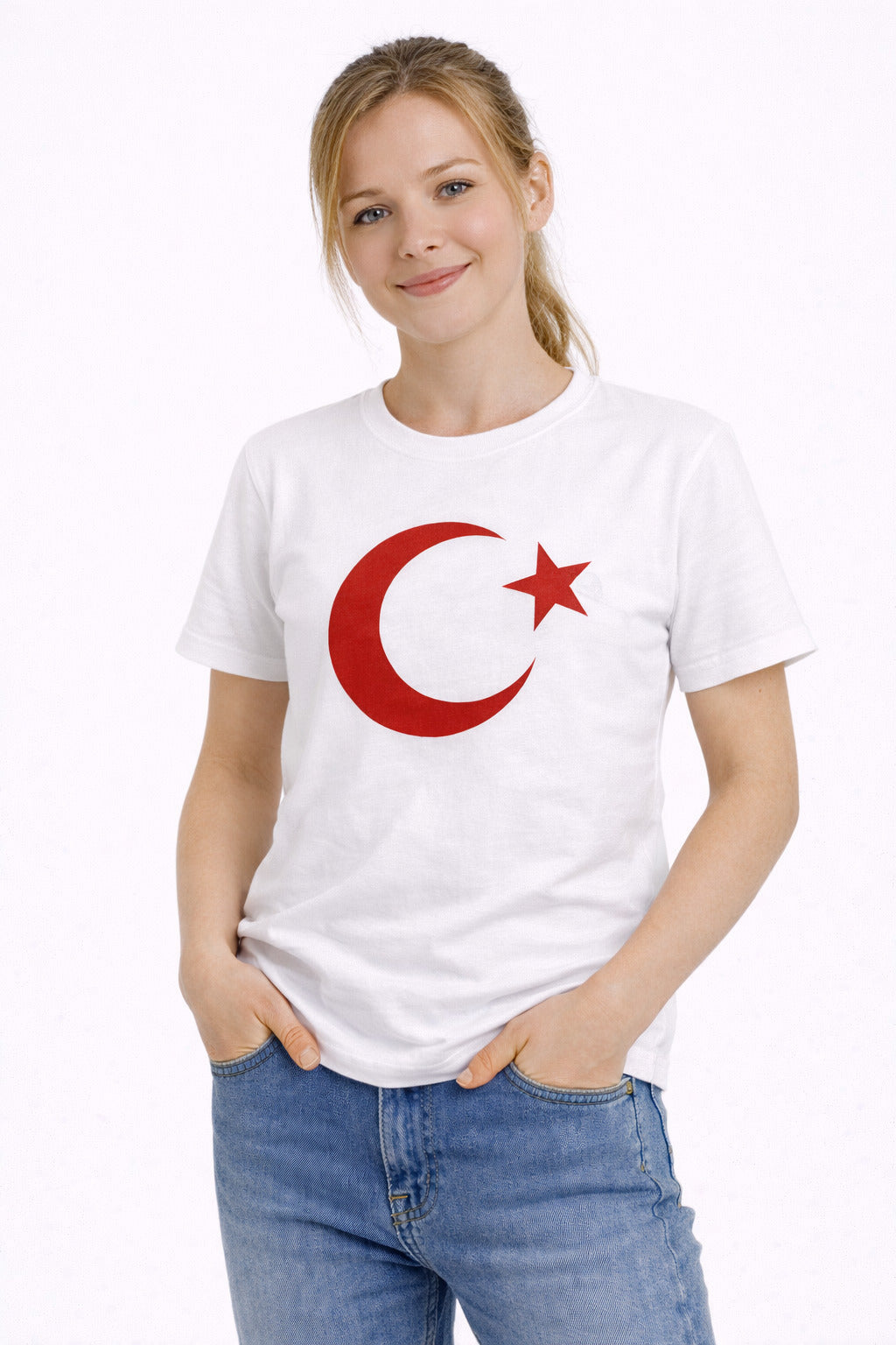 MPL Erkek Ay Yıldız Baskılı T-shirt - Bragança