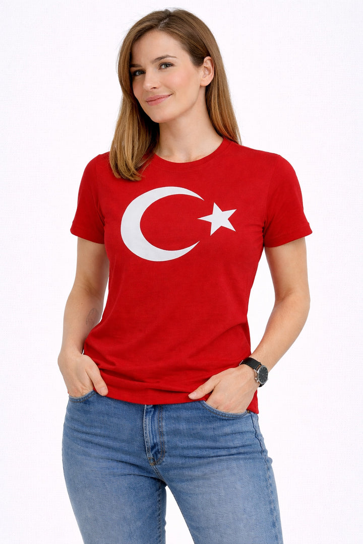 MPL Erkek Ay Yıldız Baskılı T-shirt - Mentor