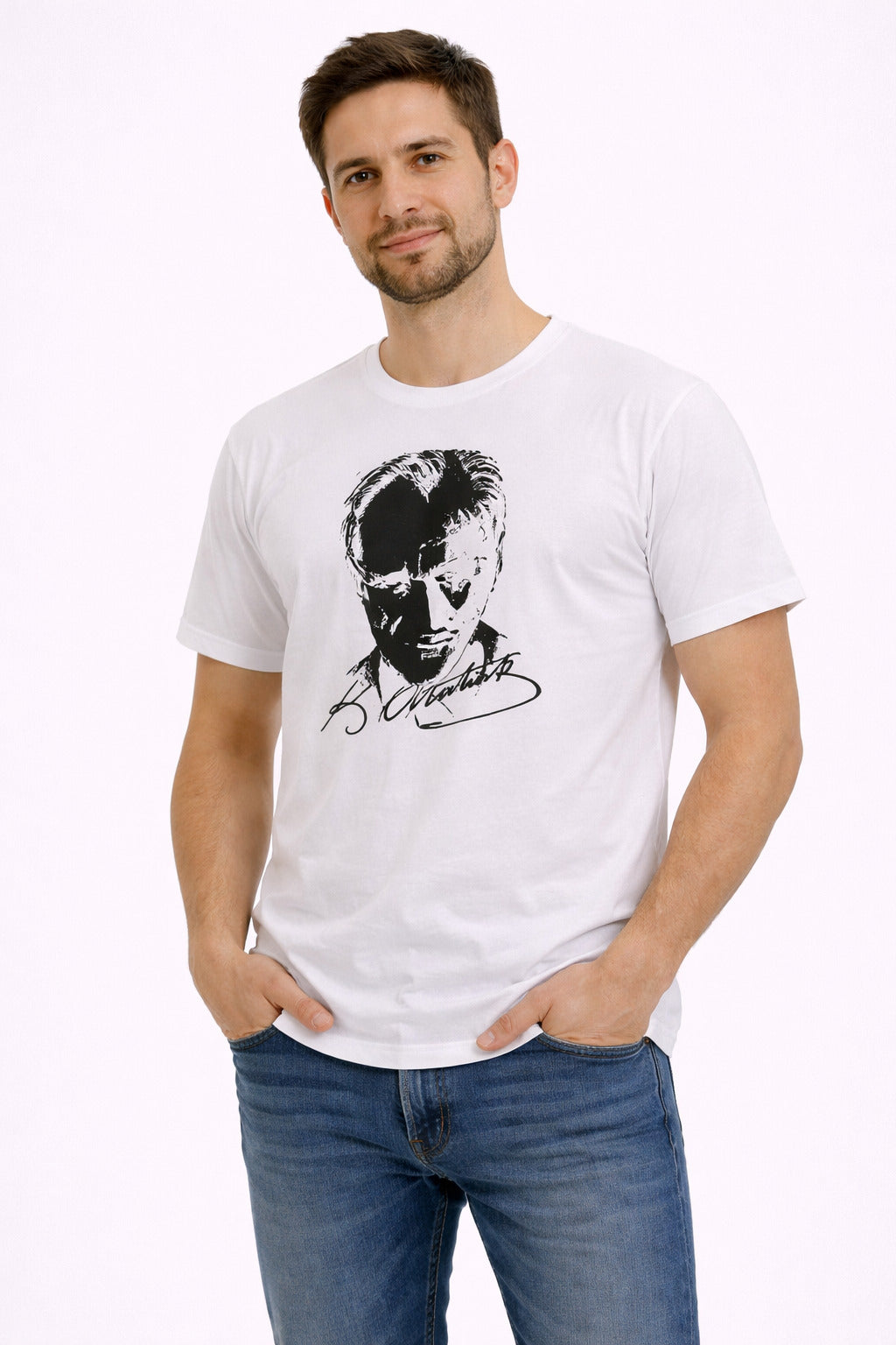 MPL Erkek Atatürk Baskılı Kısa Kol T-shirt - Abbotsford