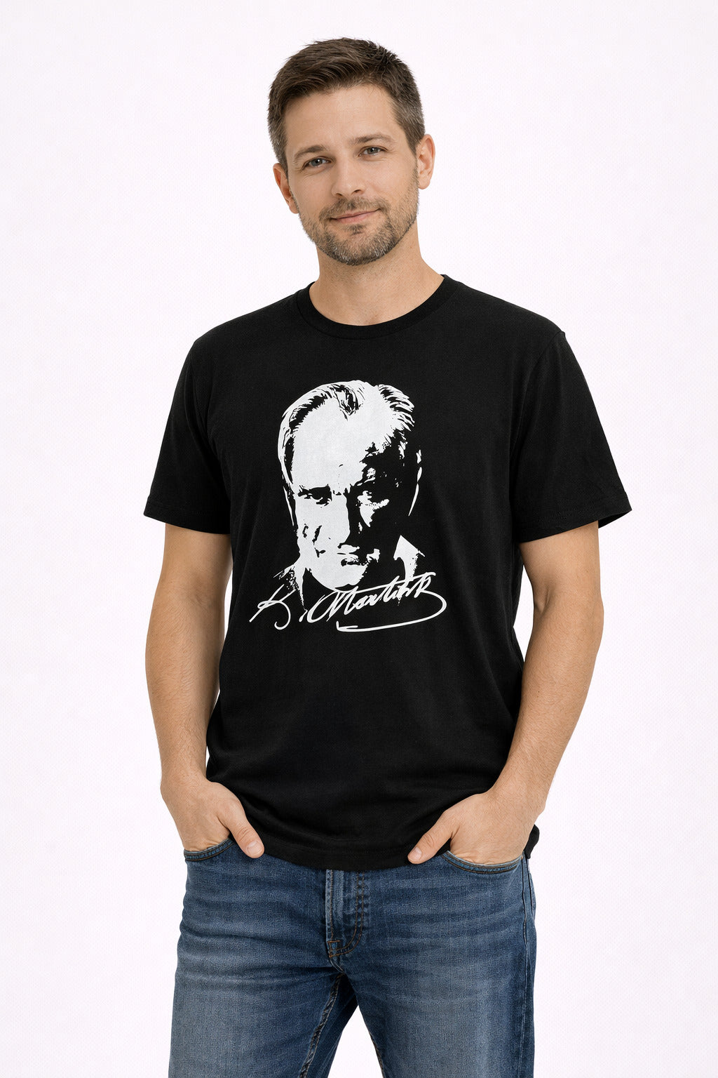 MPL Erkek Atatürk Baskılı Kısa Kol T-shirt - Thessaloníki
