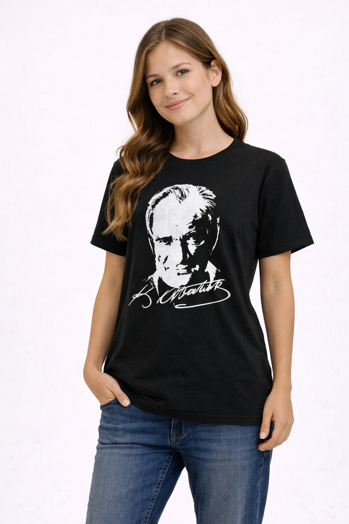 MPL Erkek Atatürk Baskılı Kısa Kol T-shirt - Thessaloníki