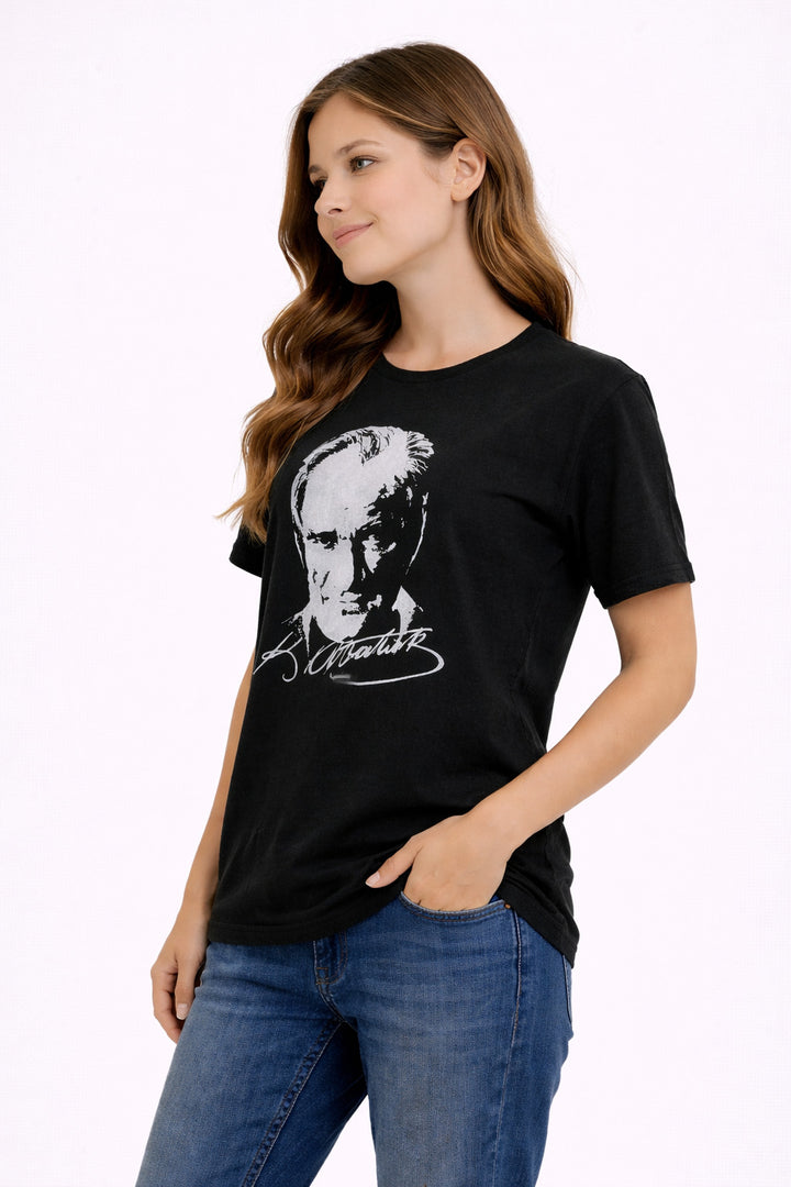 MPL Erkek Atatürk Baskılı Kısa Kol T-shirt - Thessaloníki