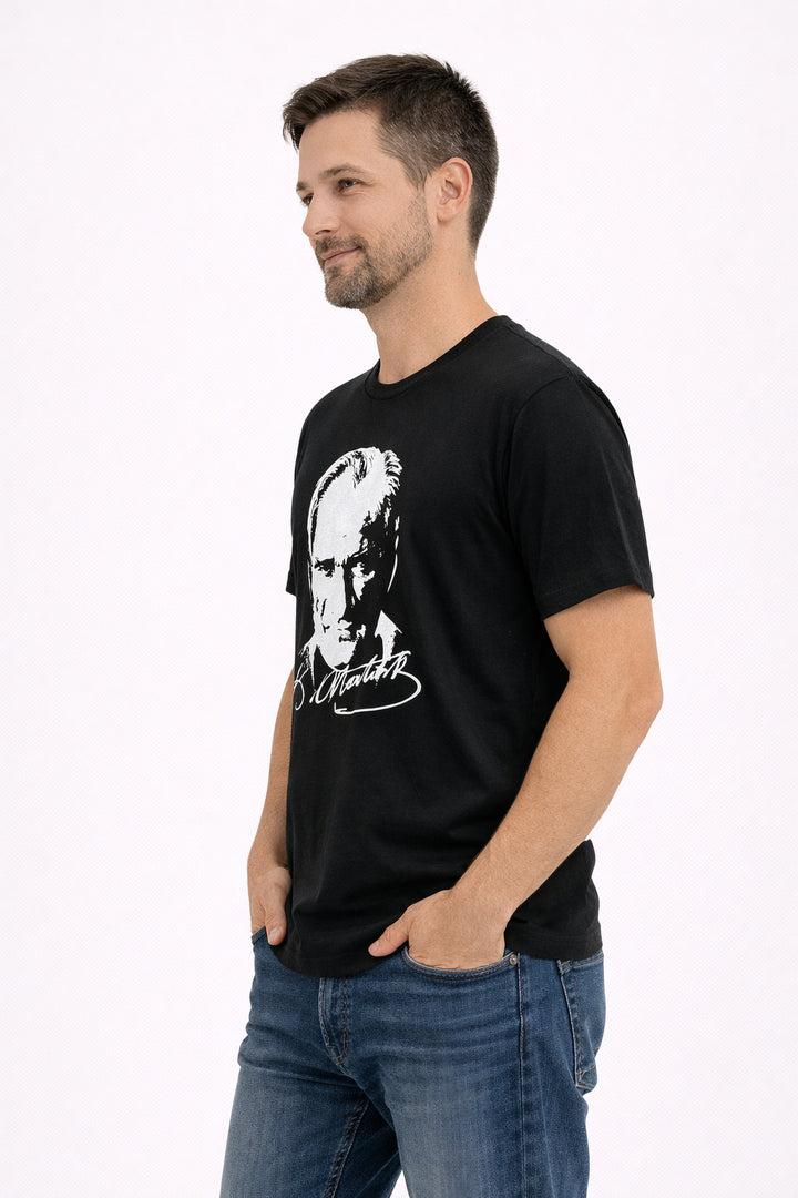 MPL Erkek Atatürk Baskılı Kısa Kol T-shirt - Thessaloníki