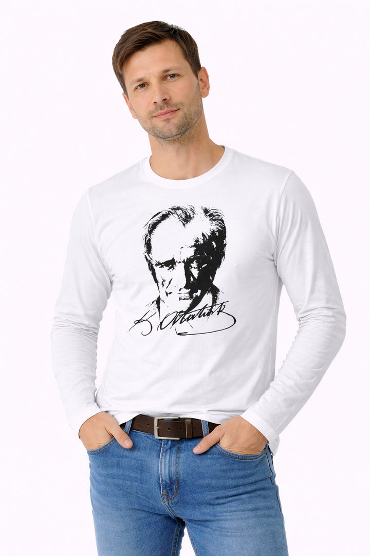 MPL Erkek Atatürk Baskılı Uzun Kol T-shirt - Kettering