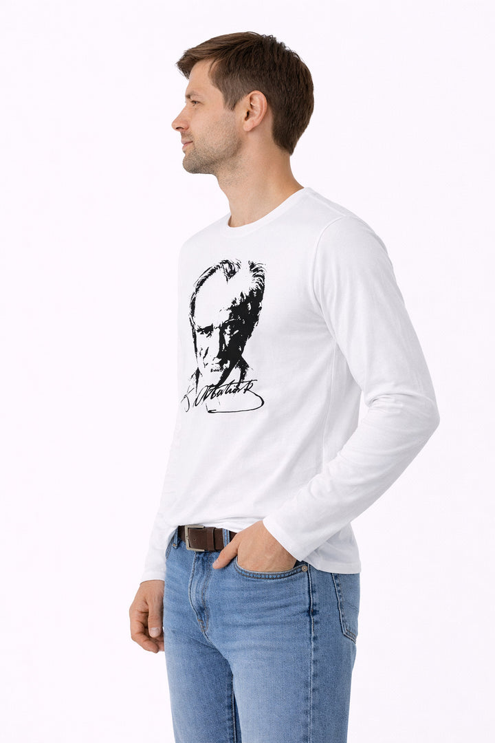 MPL Erkek Atatürk Baskılı Uzun Kol T-shirt - Kettering