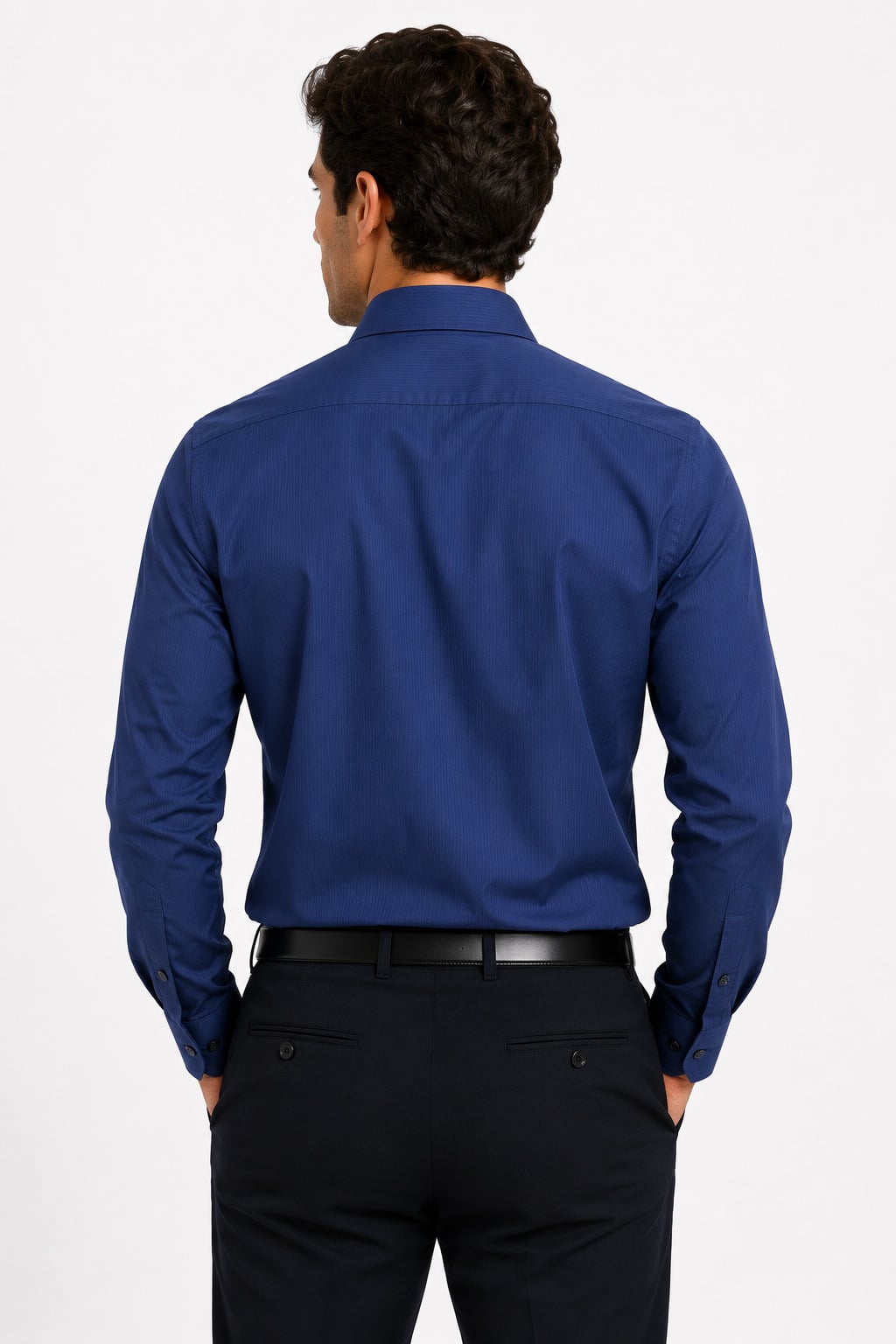 MPL Erkek Uzun Kol Armürlü Slimfit Gömlek - Fafe