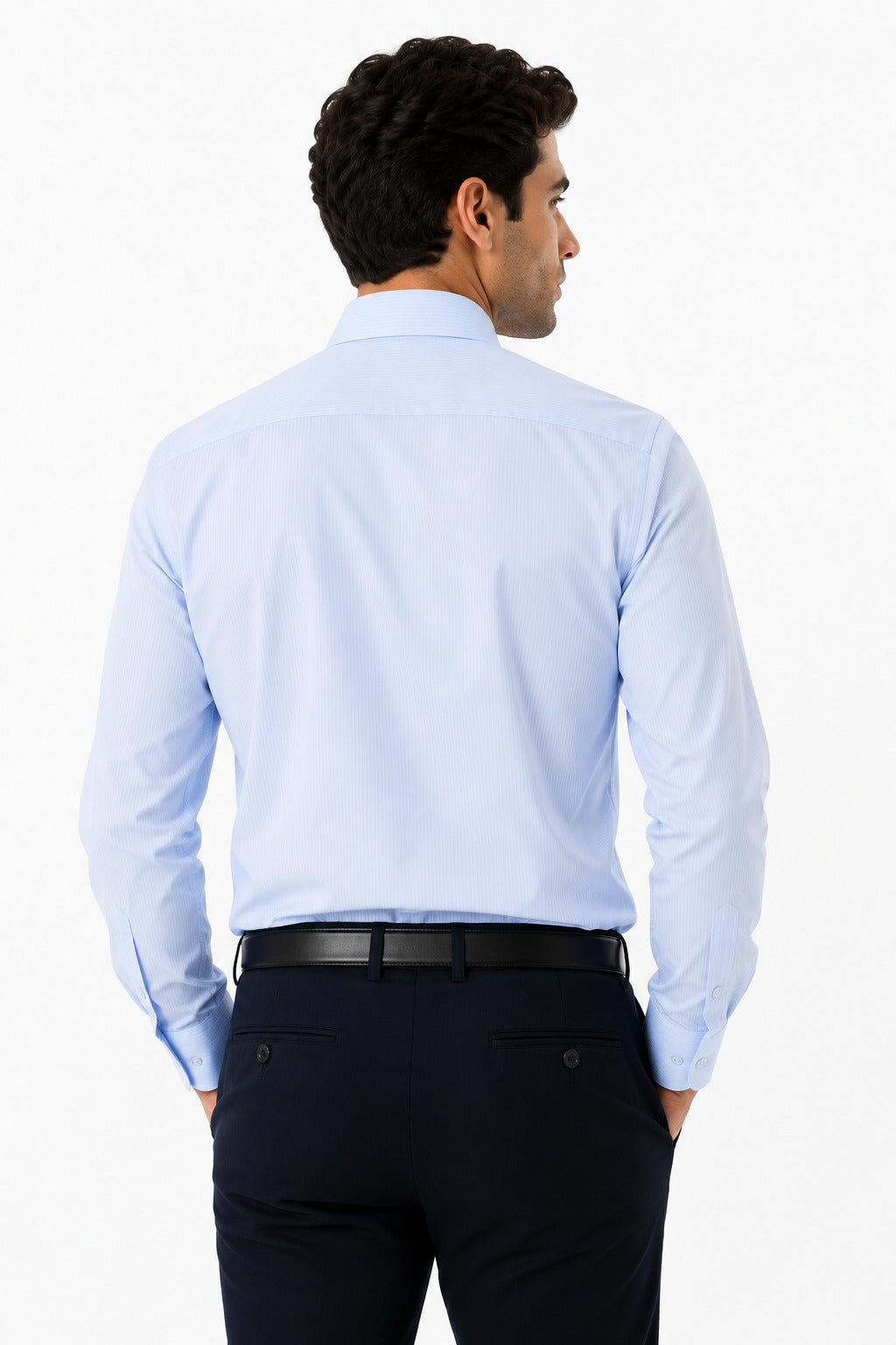 MPL Erkek Uzun Kol Armürlü Slimfit Gömlek - Beverwijk