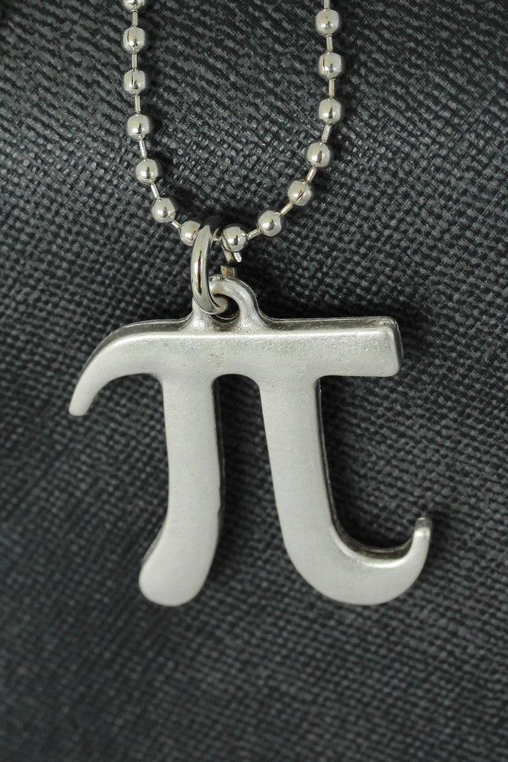 EBJ Pi Number Designed Metal Men's Necklace - Leavenworth