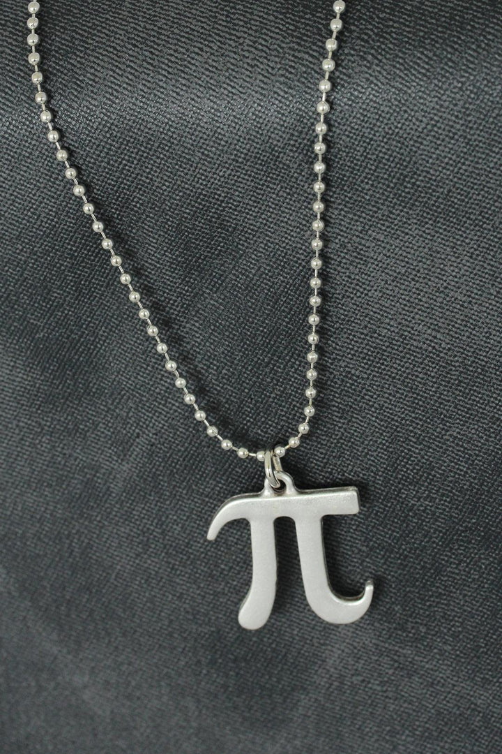 EBJ Pi Number Designed Metal Men's Necklace - Leavenworth