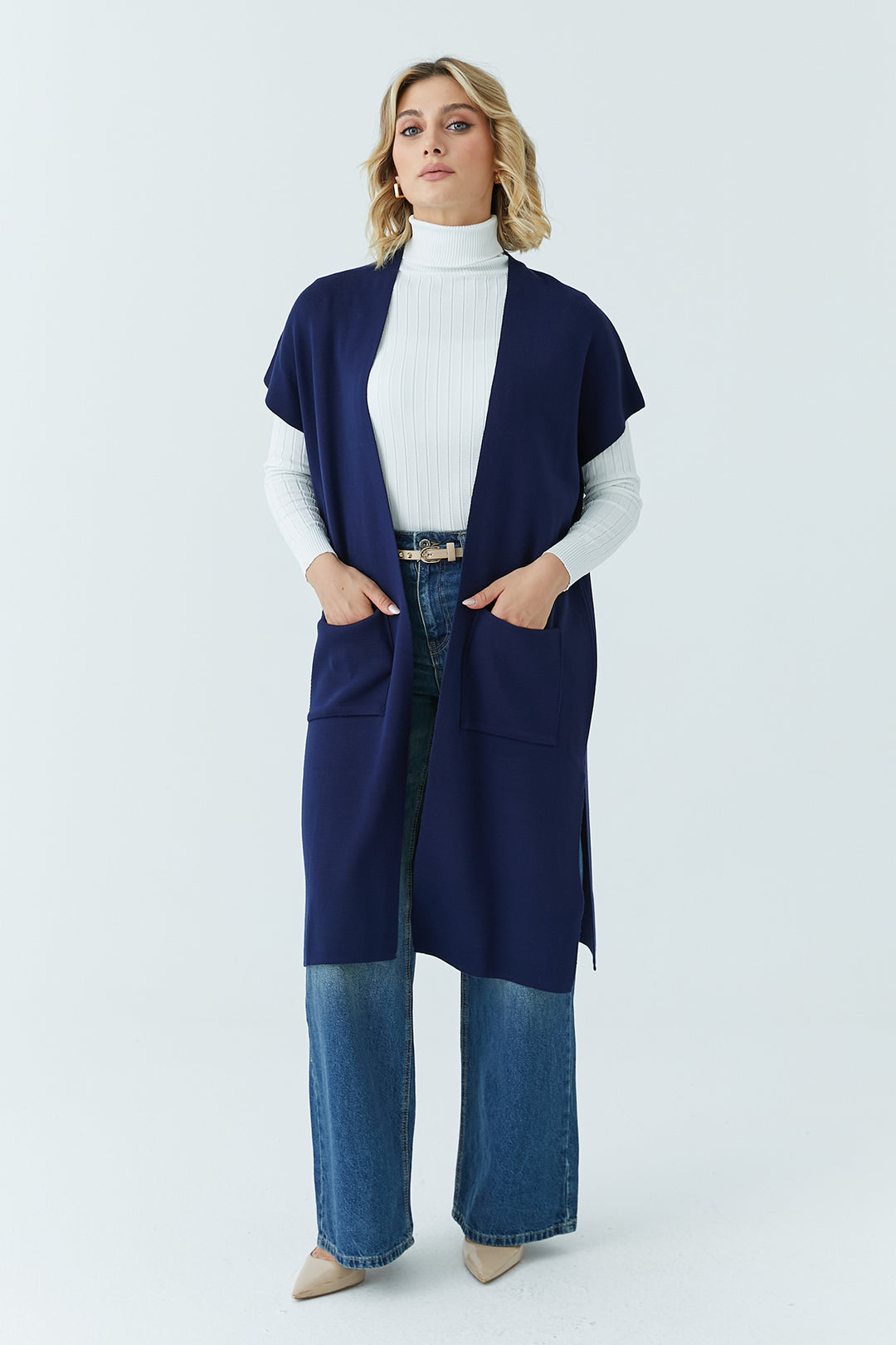 MPL Woman Long Pocketed Vest 12779 - Apatzingan de la Constitucion