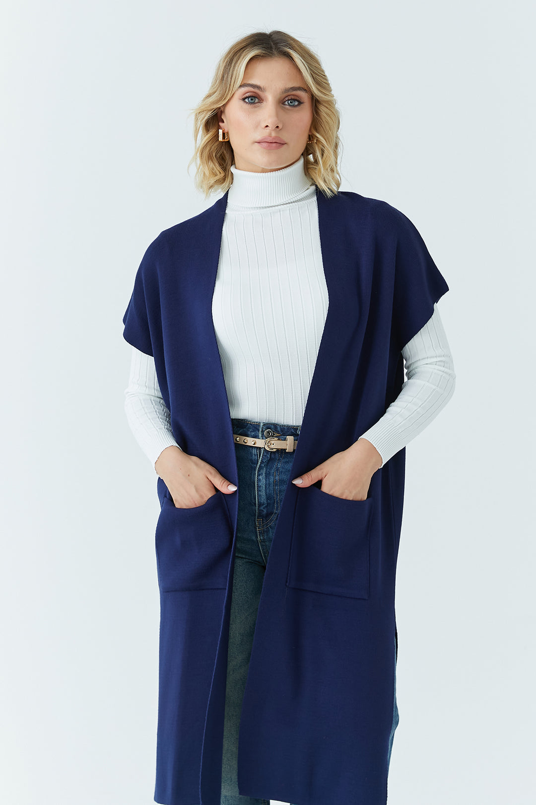 MPL Woman Long Pocketed Vest 12779 - Apatzingan de la Constitucion