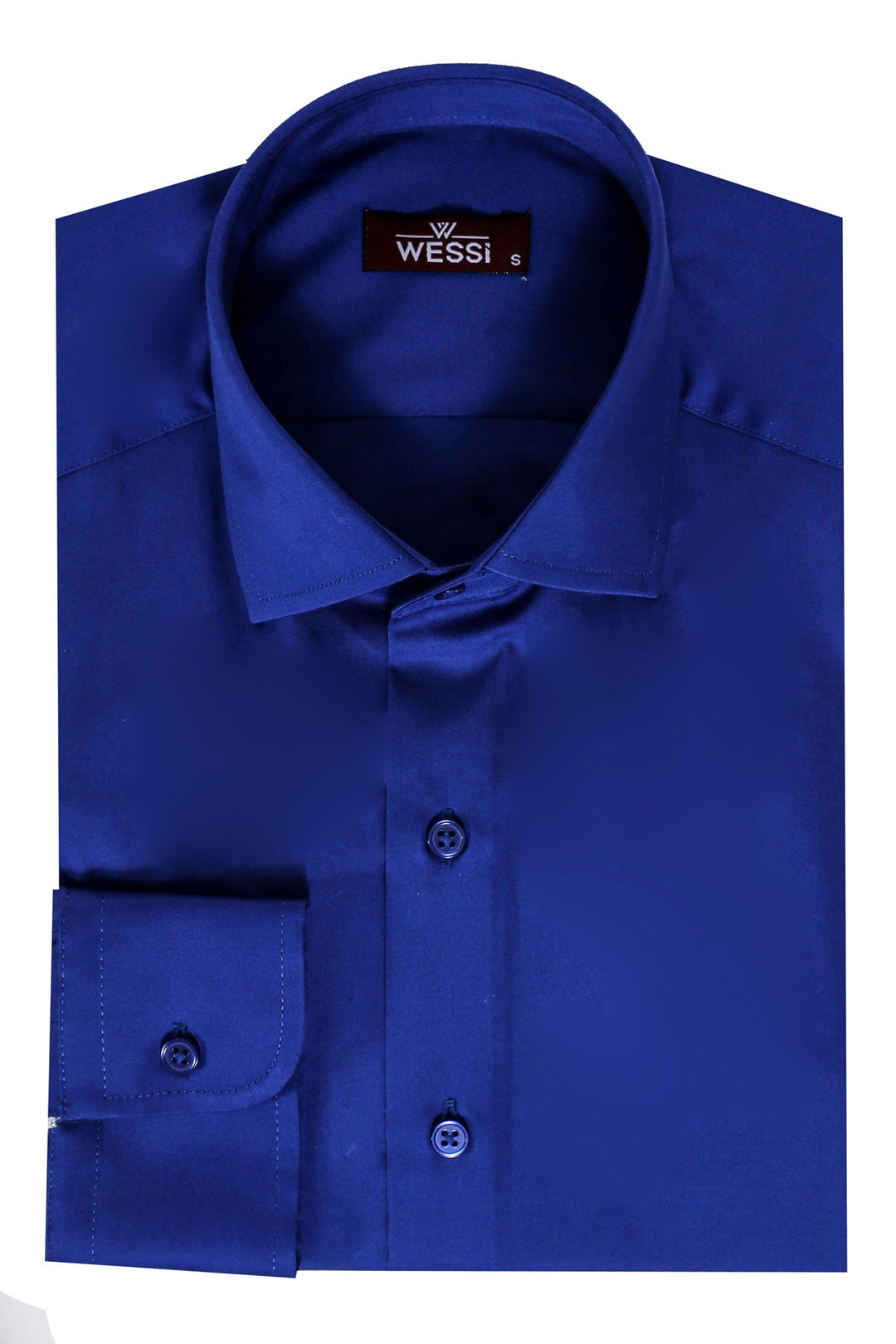 WSS Blue Satin Shirt  - Singen