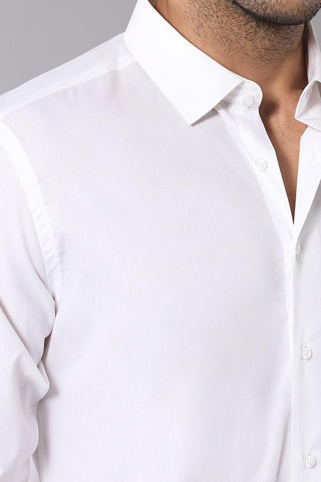 WSS Poly Cotton Slim Fit Cream Shirt  - Dale City