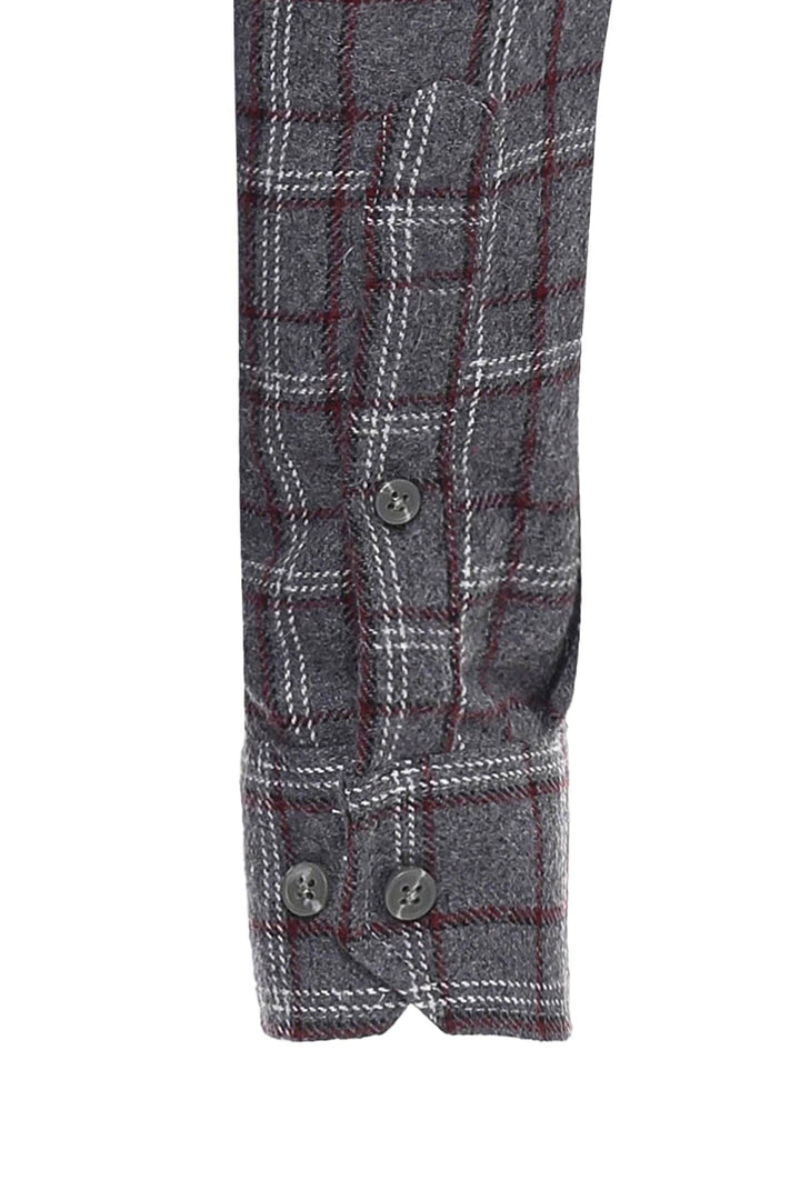 WSS Checked Grey Men Lumberjack Shirt  - Burlington