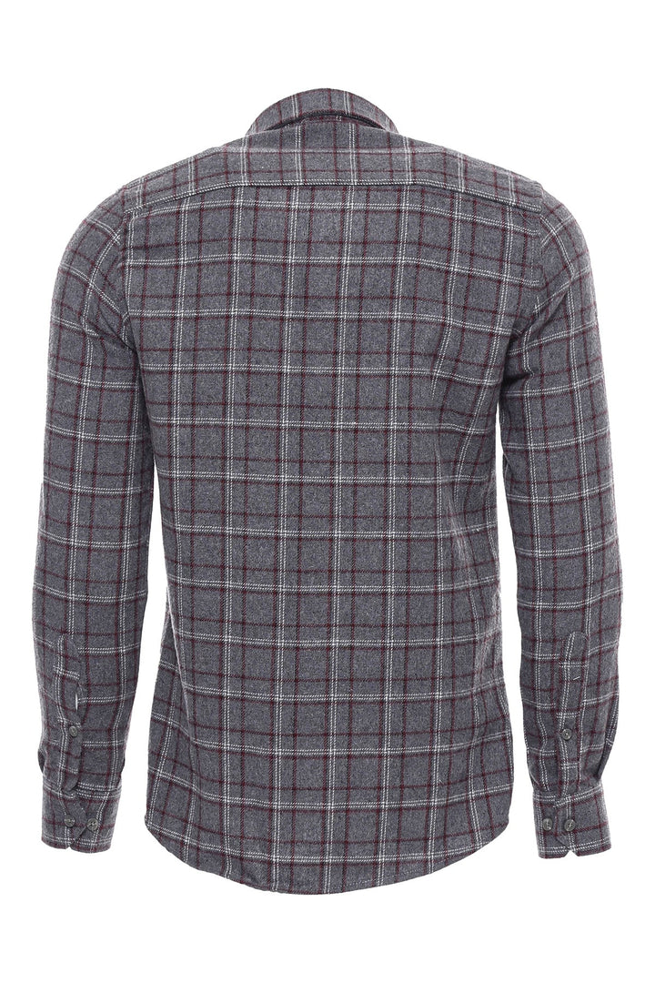 WSS Checked Grey Men Lumberjack Shirt  - Burlington