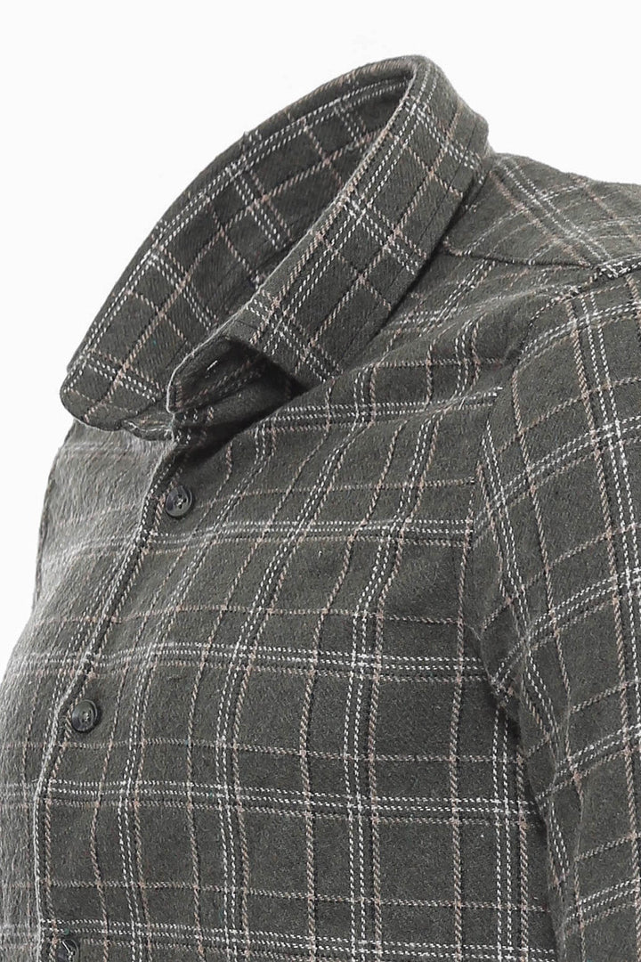 WSS Plaid Green Men Lumberjack Shirt  - Riviera Beach
