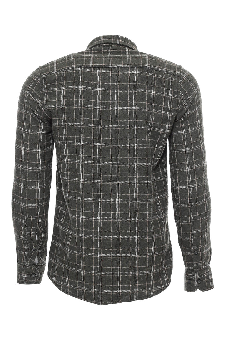 WSS Plaid Green Men Lumberjack Shirt  - Riviera Beach