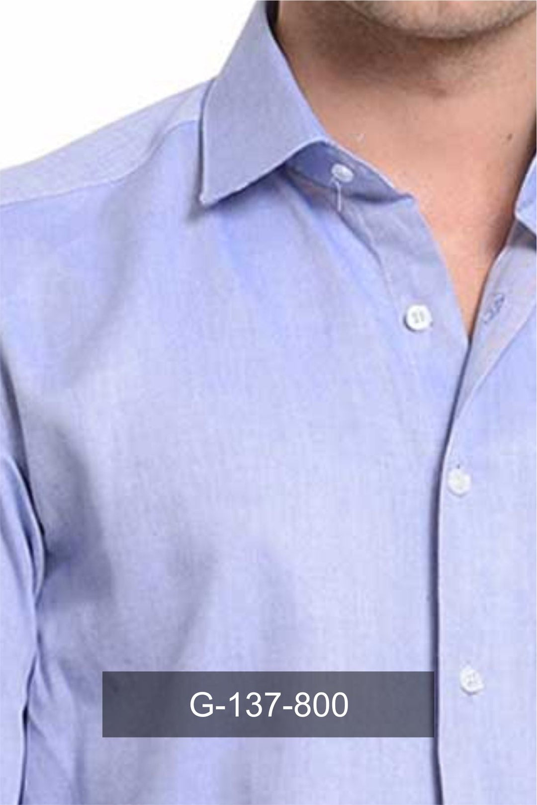 WSS Oxford Patterned Blue Shirt  - Meyzieu