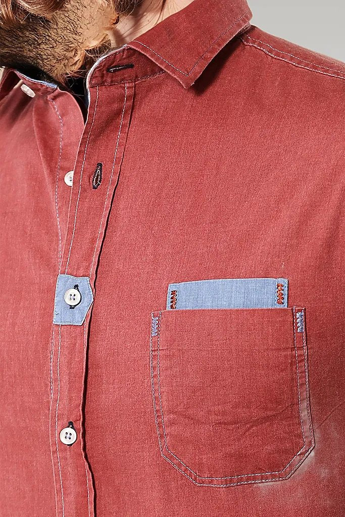 WSS Light Burgundy Shirt  - Singen