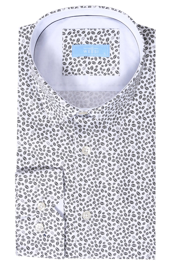 WSS Slim Fit Patterned Shirt  - Singen