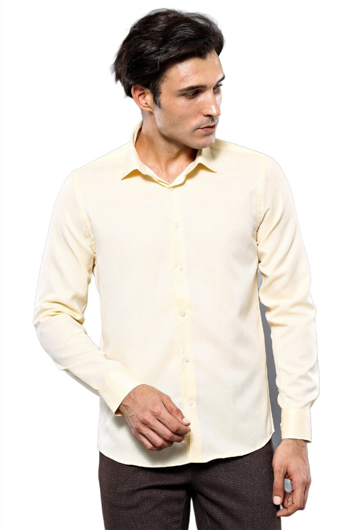 WSS Patterned Yellow Casual Shirt   - Welwyn Garden City