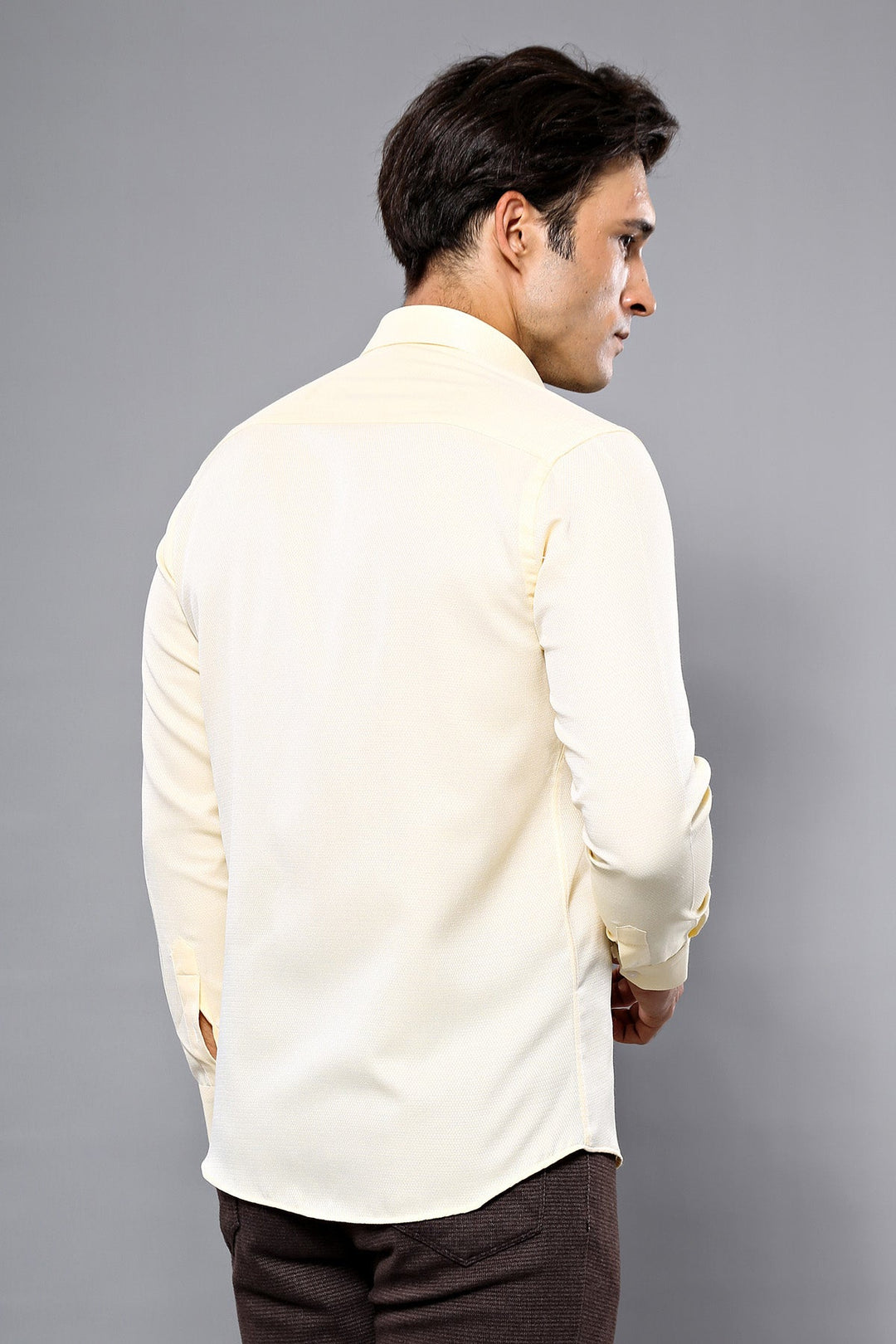 WSS Patterned Yellow Casual Shirt   - Welwyn Garden City