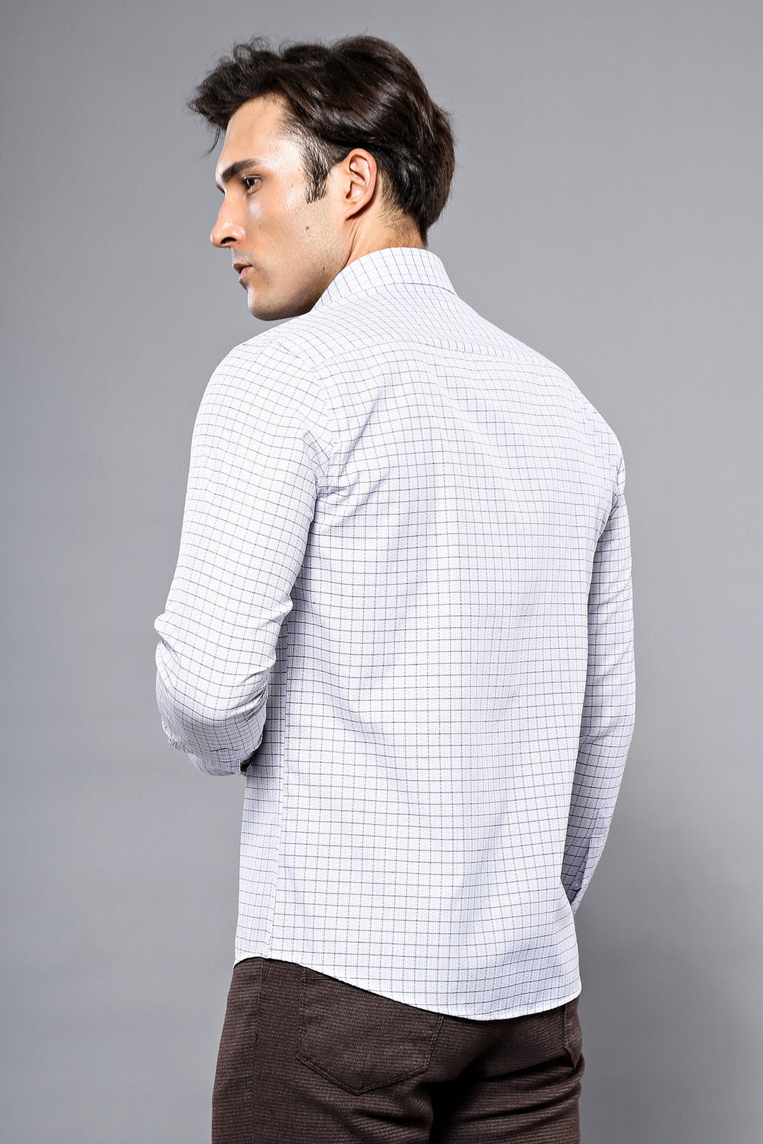 WSS Plaid Blue Men's Shirt  - Leiria