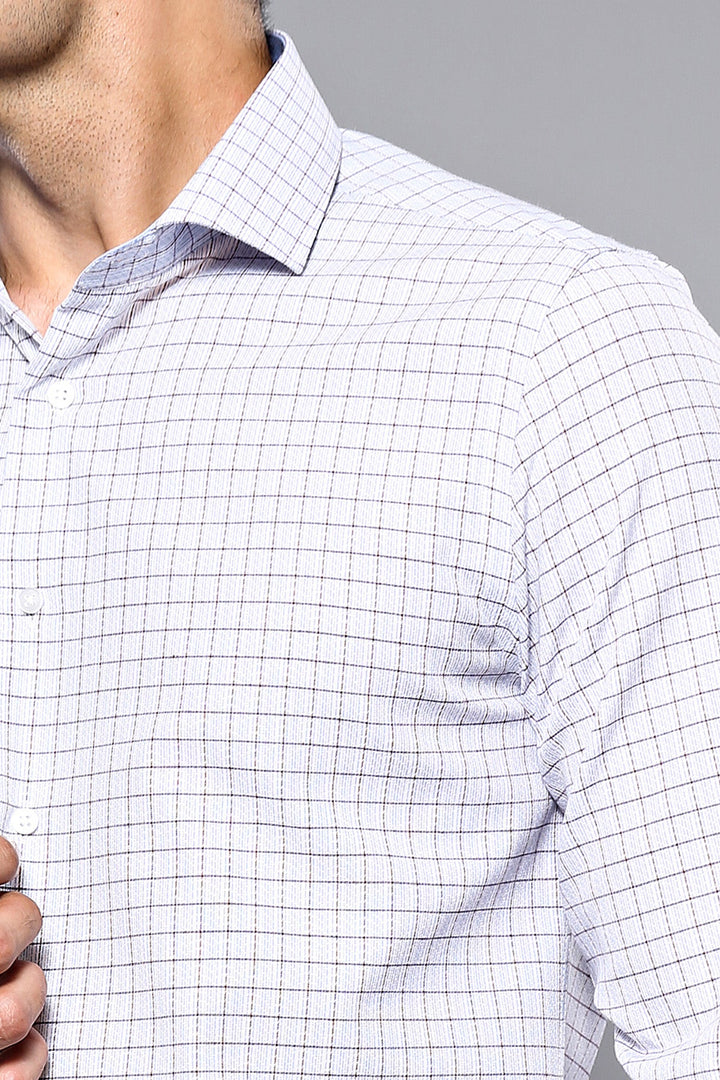 WSS Plaid Blue Men's Shirt  - Leiria