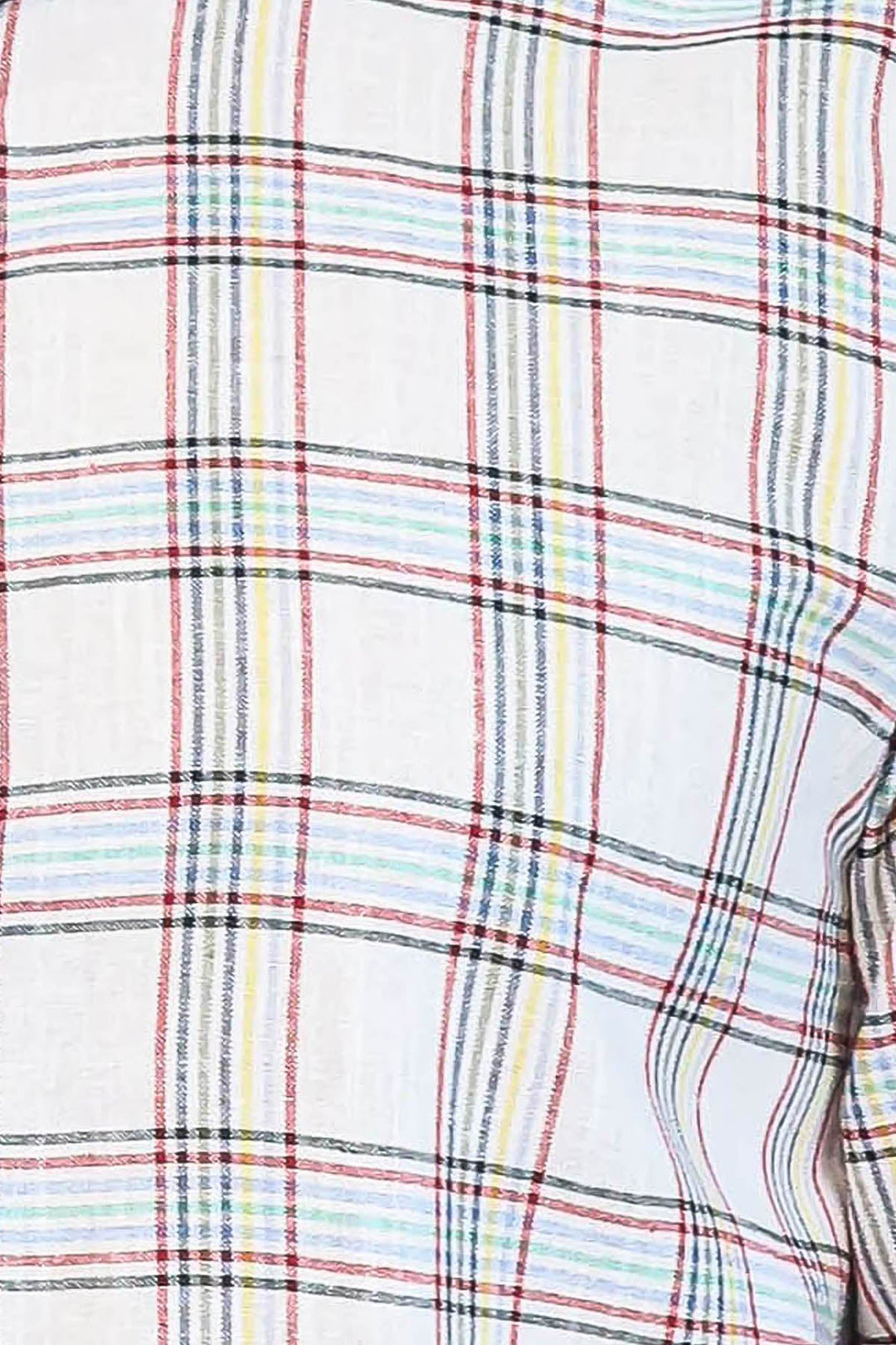 WSS Casual White Plaid Shirt  - Bridgewater