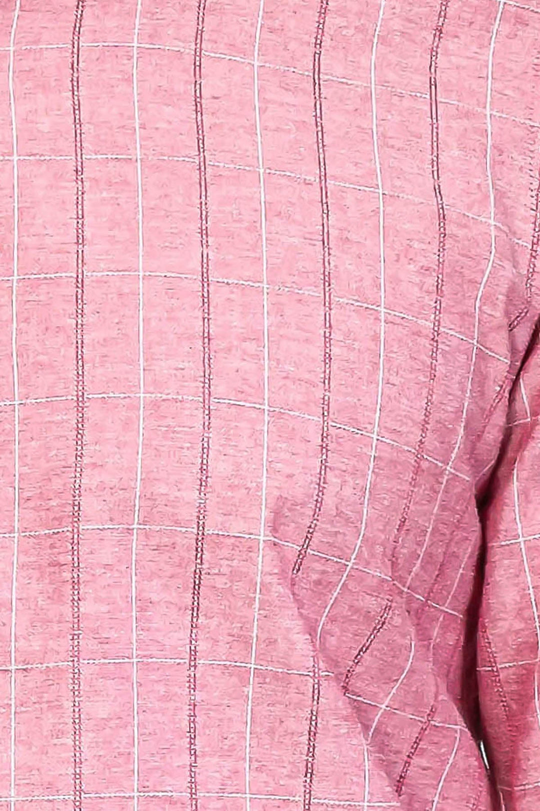 WSS Checked Light Burgundy Men's Shirt  - Harrisonburg