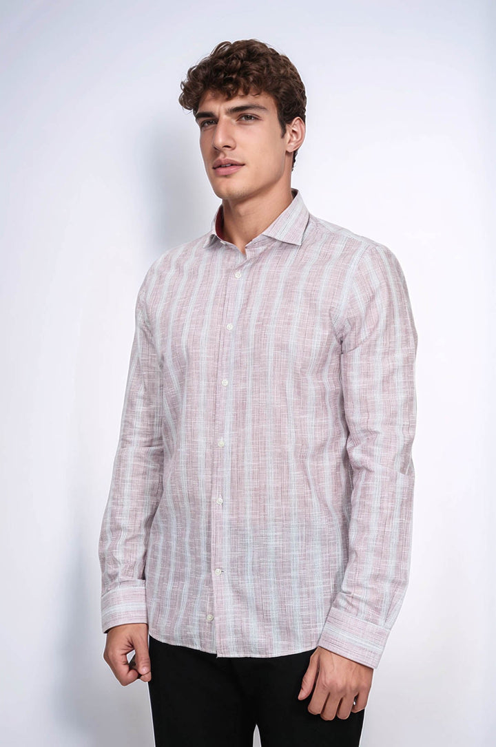 WSS Light Red Checked Shirt  - South Brunswick