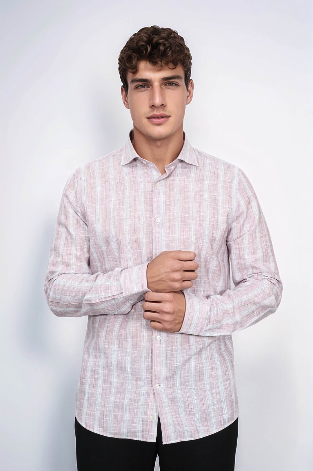 WSS Light Red Checked Shirt  - South Brunswick