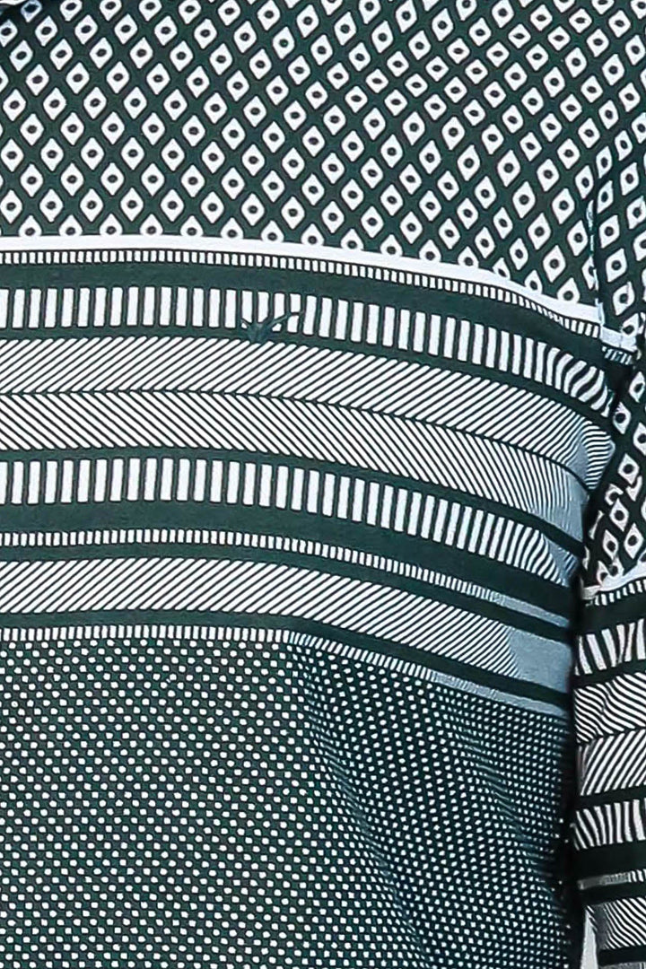 WSS Green Diamond Patterned Shirt  - Makiivka