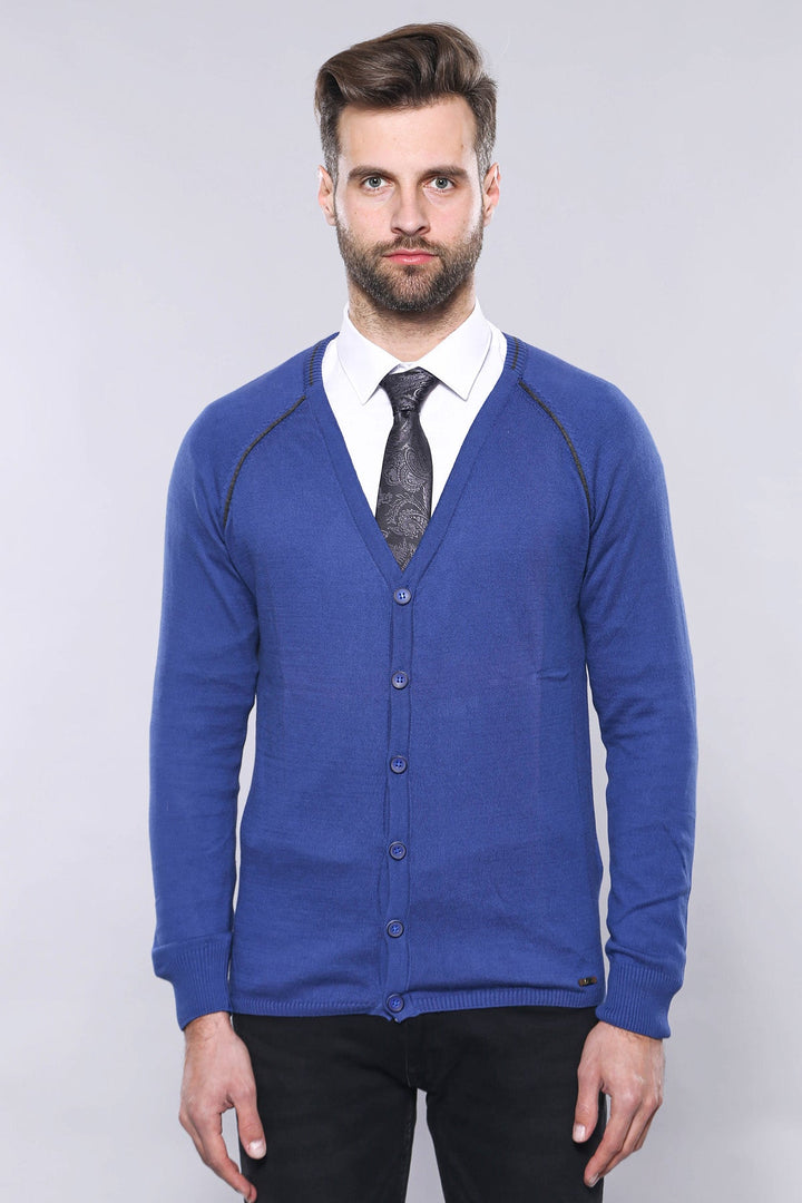 WSS Indigo Cotton Men's Knitwear  - Salerno