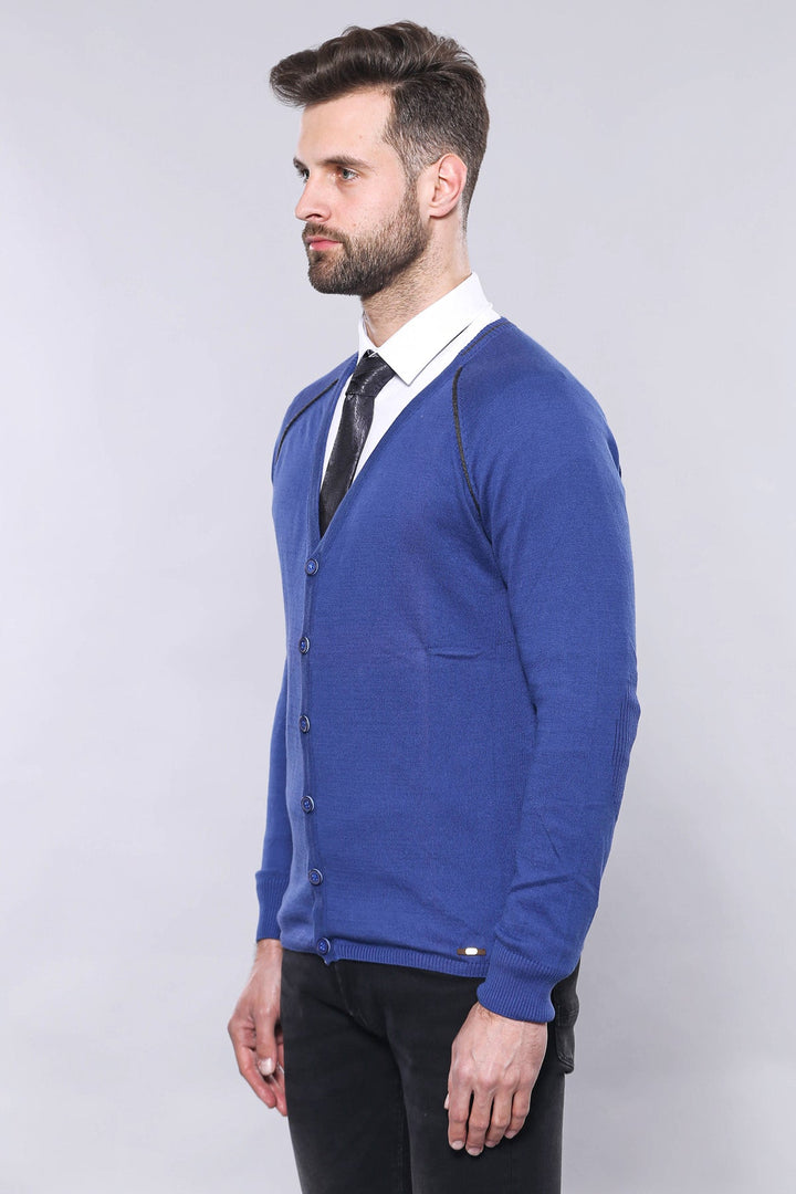 WSS Indigo Cotton Men's Knitwear  - Salerno