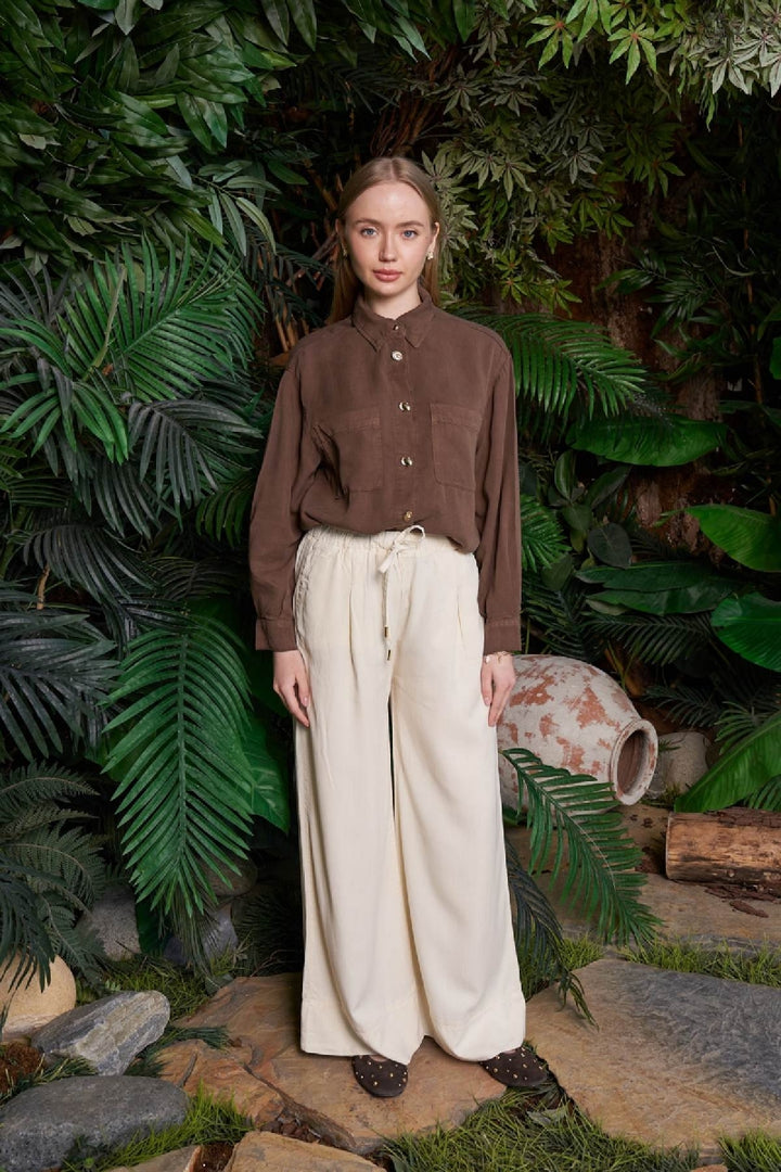 XLJ Elastic Waist Linen Pants - Post Falls