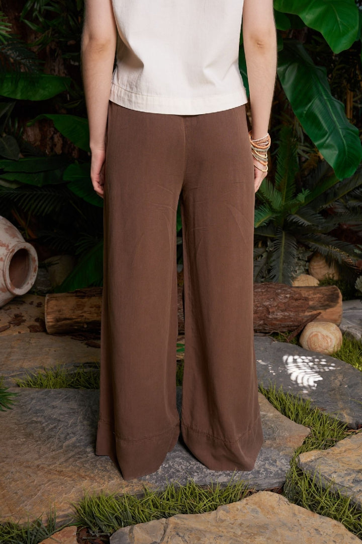 XLJ Elastic Waist Linen Pants - Juana Díaz