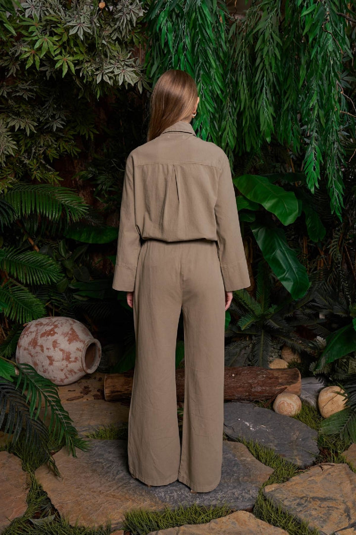 XLJ Palazzo Linen Pants - Prince Albert