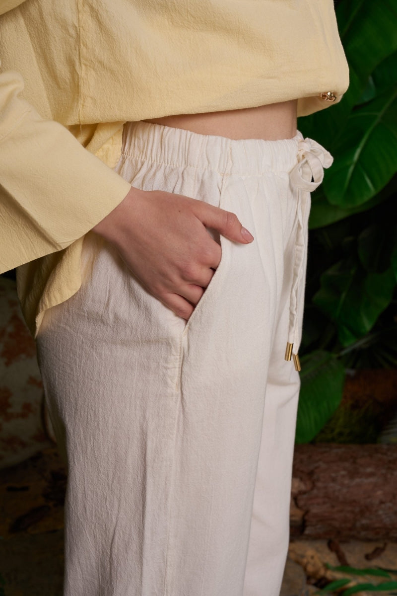 XLJ Baloon Linen Pants  - Slatina