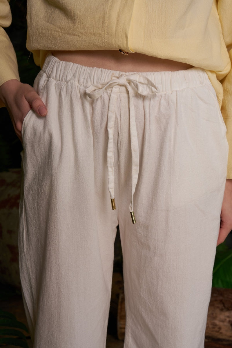 XLJ Baloon Linen Pants  - Slatina