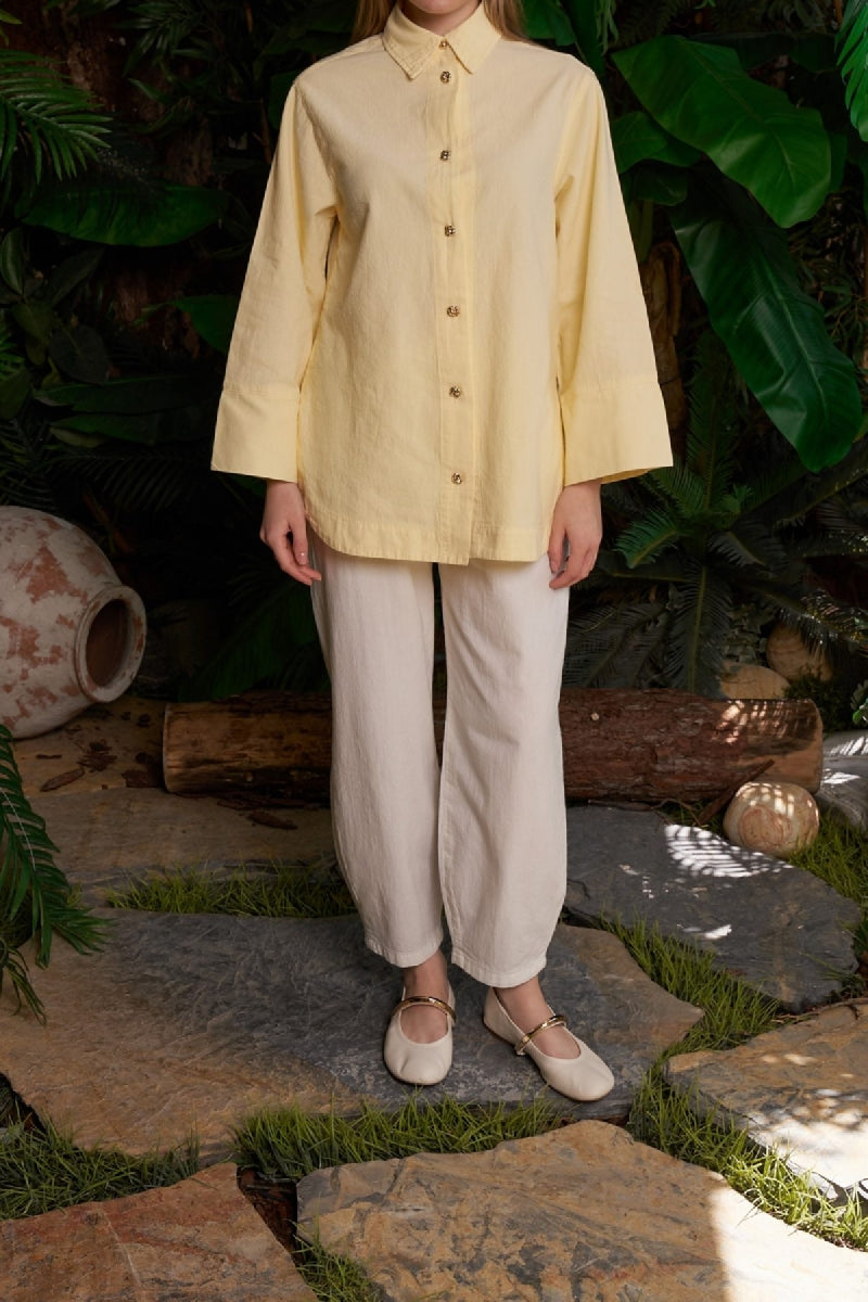 XLJ Baloon Linen Pants  - Slatina
