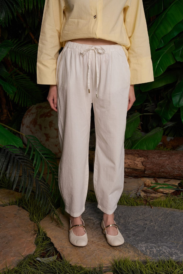 XLJ Baloon Linen Pants  - Slatina